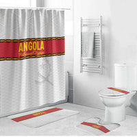 Angola Football Bathroom Set Avante Palancas Negras - White - Wonder Print Shop