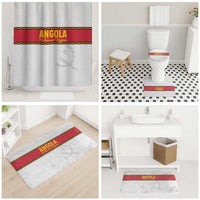 Angola Football Bathroom Set Avante Palancas Negras - White - Wonder Print Shop