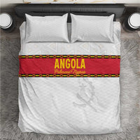Angola Football Bedding Set Avante Palancas Negras - White - Wonder Print Shop