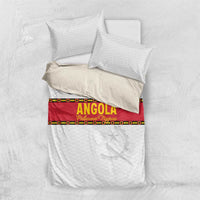 Angola Football Bedding Set Avante Palancas Negras - White - Wonder Print Shop