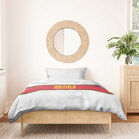 Angola Football Bedding Set Avante Palancas Negras - White - Wonder Print Shop