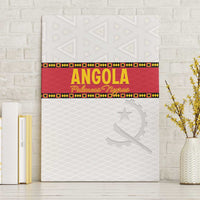 Angola Football Canvas Wall Art Avante Palancas Negras - White - Wonder Print Shop