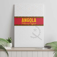 Angola Football Canvas Wall Art Avante Palancas Negras - White - Wonder Print Shop
