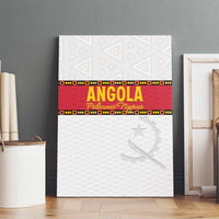 Angola Football Canvas Wall Art Avante Palancas Negras - White - Wonder Print Shop