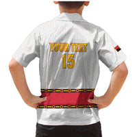 Custom Angola Football Family Matching Mermaid Dress and Hawaiian Shirt Avante Palancas Negras - White - Wonder Print Shop