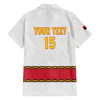 Custom Angola Football Hawaiian Shirt Avante Palancas Negras - White - Wonder Print Shop