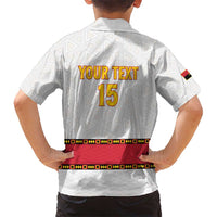 Custom Angola Football Hawaiian Shirt Avante Palancas Negras - White - Wonder Print Shop