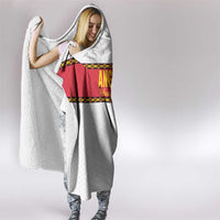 Angola Football Hooded Blanket Avante Palancas Negras - White - Wonder Print Shop