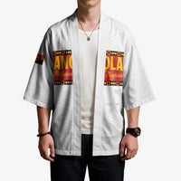 Custom Angola Football Kimono Avante Palancas Negras - White - Wonder Print Shop