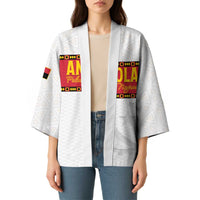 Custom Angola Football Kimono Avante Palancas Negras - White - Wonder Print Shop