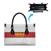 Angola Football Leather Bag Avante Palancas Negras - White - Wonder Print Shop