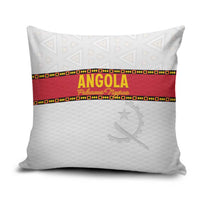 Angola Football Pillow Cover Avante Palancas Negras - White - Wonder Print Shop