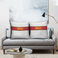 Angola Football Pillow Cover Avante Palancas Negras - White - Wonder Print Shop