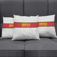Angola Football Pillow Cover Avante Palancas Negras - White - Wonder Print Shop