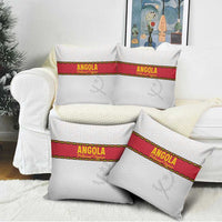 Angola Football Pillow Cover Avante Palancas Negras - White - Wonder Print Shop
