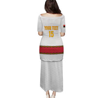 Custom Angola Football Puletasi Avante Palancas Negras - White - Wonder Print Shop