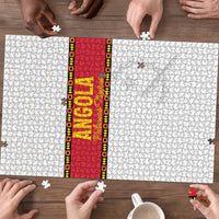 Angola Football Puzzle Avante Palancas Negras - White - Wonder Print Shop