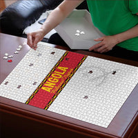 Angola Football Puzzle Avante Palancas Negras - White - Wonder Print Shop