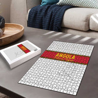 Angola Football Puzzle Avante Palancas Negras - White - Wonder Print Shop