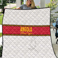 Angola Football Quilt Avante Palancas Negras - White - Wonder Print Shop
