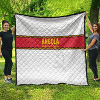 Angola Football Quilt Avante Palancas Negras - White - Wonder Print Shop