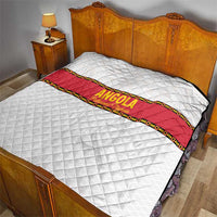 Angola Football Quilt Avante Palancas Negras - White - Wonder Print Shop