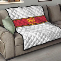 Angola Football Quilt Avante Palancas Negras - White - Wonder Print Shop