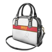 Angola Football Shoulder Handbag Avante Palancas Negras - White - Wonder Print Shop
