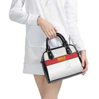 Angola Football Shoulder Handbag Avante Palancas Negras - White - Wonder Print Shop