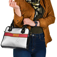 Angola Football Shoulder Handbag Avante Palancas Negras - White - Wonder Print Shop