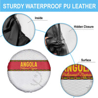 Angola Football Spare Tire Cover Avante Palancas Negras - White - Wonder Print Shop