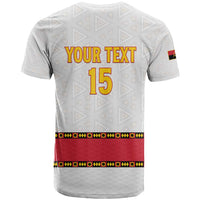 Custom Angola Football T Shirt Avante Palancas Negras - White - Wonder Print Shop
