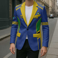 Custom Tanzania Football Blazer Go Taifa Stars Go - Wonder Print Shop