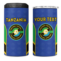 Custom Tanzania Football 4 in 1 Can Cooler Tumbler Go Taifa Stars Go - Wonder Print Shop