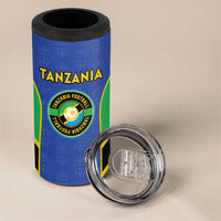 Custom Tanzania Football 4 in 1 Can Cooler Tumbler Go Taifa Stars Go - Wonder Print Shop