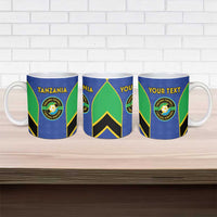 Custom Tanzania Football Ceramic Mug Go Taifa Stars Go - Wonder Print Shop