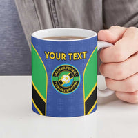 Custom Tanzania Football Ceramic Mug Go Taifa Stars Go - Wonder Print Shop