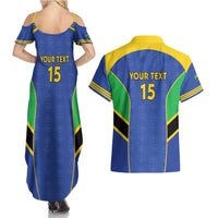 Custom Tanzania Football Couples Matching Summer Maxi Dress and Hawaiian Shirt Go Taifa Stars Go - Wonder Print Shop