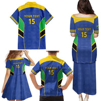 Custom Tanzania Football Family Matching Puletasi and Hawaiian Shirt Go Taifa Stars Go - Wonder Print Shop
