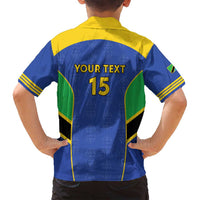 Custom Tanzania Football Family Matching Summer Maxi Dress and Hawaiian Shirt Go Taifa Stars Go - Wonder Print Shop