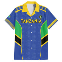 Custom Tanzania Football Family Matching Summer Maxi Dress and Hawaiian Shirt Go Taifa Stars Go - Wonder Print Shop