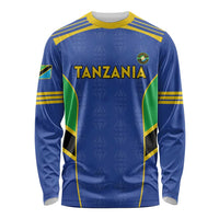 Custom Tanzania Football Long Sleeve Shirt Go Taifa Stars Go - Wonder Print Shop