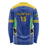 Custom Tanzania Football Long Sleeve Shirt Go Taifa Stars Go - Wonder Print Shop