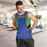 Custom Tanzania Football Men Tank Top Go Taifa Stars Go - Wonder Print Shop