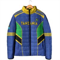 Custom Tanzania Football Padded Jacket Go Taifa Stars Go - Wonder Print Shop