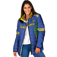 Custom Tanzania Football Padded Jacket Go Taifa Stars Go - Wonder Print Shop