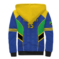 Custom Tanzania Football Sherpa Hoodie Go Taifa Stars Go - Wonder Print Shop