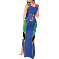 Custom Tanzania Football Tank Maxi Dress Go Taifa Stars Go - Wonder Print Shop