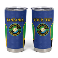 Custom Tanzania Football Tumbler Cup Go Taifa Stars Go - Wonder Print Shop