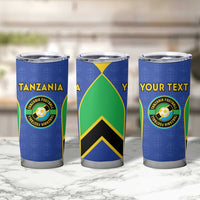 Custom Tanzania Football Tumbler Cup Go Taifa Stars Go - Wonder Print Shop